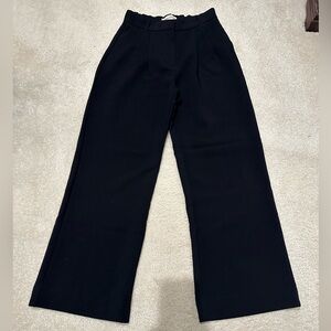 Women’s Abercrombie Black Sloane Tailored Wide Leg Pants - Size 2 (26) Short